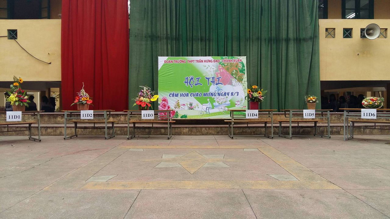 Hội thi cắm hoa ch�o mừng ng�y Quốc tế Phụ nữ 8/3/2016